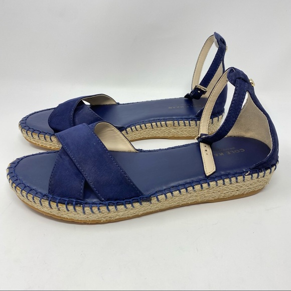 Cole Haan Cloudfeel Nubuck Espadrilles Sandals 8B - Picture 2 of 10